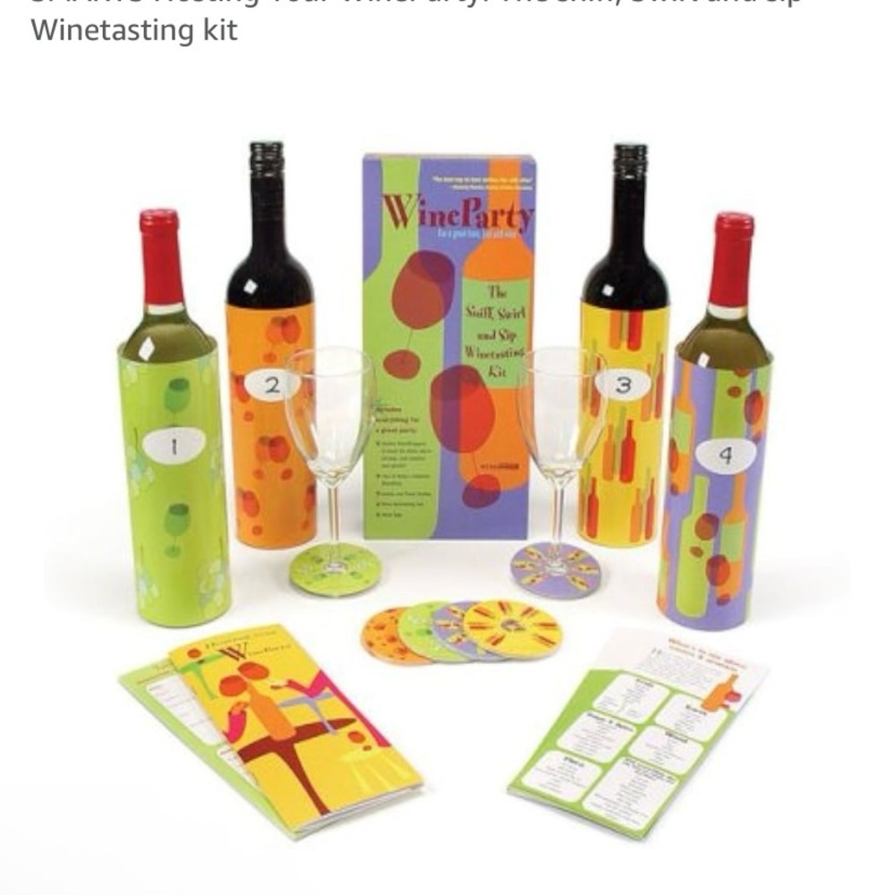 Wine Party Tasting Kit by Smarts, new without plastic wrap
